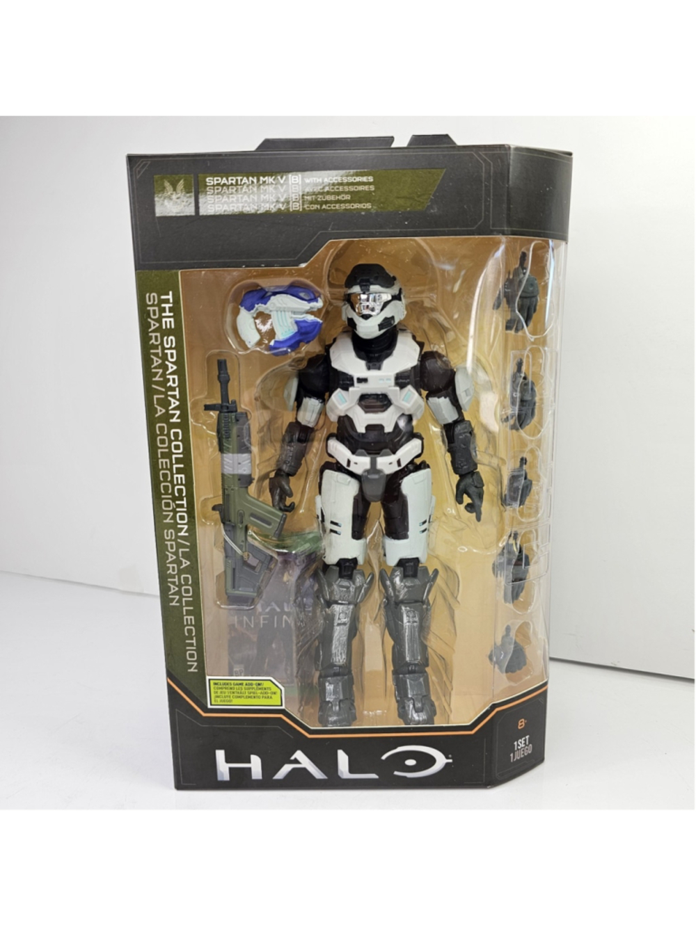 SEALED Jazwares Halo Infinite The Spartan Collection Mark V B White NEW